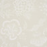 Hothouse Flowers Silhouette Cream 5015320 by Schumacher Designer Wallpaper Celerie Kemble 27.0" - Swanky Fabrics -