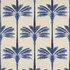 A Palm Is A Palm Sisal Indigo Palm Grove 5016962 by Schumacher Designer Wallpaper Johanna Ortiz 17.0" - Swanky Fabrics -
