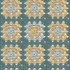Maud Teal Crochet Geometric Wallpaper by Chesapeake Designer Thoreau Covers about 56.4 square feet 20.5-in by 33-ft long roll Prepasted 20.5 - Swanky Fabrics -