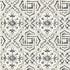 Sonoma Black Spanish Tile Wallpaper by Chesapeake Designer Homestead Covers about 56.4 square feet 20.5-in by 33-ft long roll Prepasted 20.5 - Swanky Fabrics -