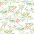 Lagoon Green Watercolor Wallpaper by Chesapeake Designer Seaside Living Covers about 56.4 square feet 20.5-in by 33-ft long roll Prepasted 20.5 - Swanky Fabrics -