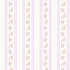 Princess Lavender Floral Stripe Wallpaper by Brewster Designer Kitchen, Bath and Bed Resource IV Covers about 56.4 square feet 20.5-in by 33-ft long roll Prepasted 3.4 - Swanky Fabrics -