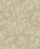 Noemi Taupe Acanthus Wallpaper by Sirpi Designer Italian Silk Covers about 56.4 square feet 20.5-in by 33-ft long roll Unpasted 25.2 - Swanky Fabrics -