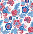 Jana Red Jacobean Wallpaper by A-Street Prints Designer Happy Covers about 56.4 square feet 20.5-in by 33-ft long roll Unpasted 20.9 - Swanky Fabrics -
