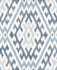 Solola Blue Ikat Wallpaper by A-Street Prints Designer Harmony Covers about 56.4 square feet 20.5-in by 33-ft long roll Unpasted 25.2 - Swanky Fabrics -