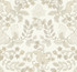 Getty Cream Jungle Damask Wallpaper by A-Street Prints Designer Scott Living III Covers about 60.8 square feet 27-in by 27-ft long roll Unpasted 25.25 - Swanky Fabrics -