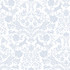 Forest Dance Light Blue Damask Wallpaper by Chesapeake Designer Thoreau Covers about 56.4 square feet 20.5-in by 33-ft long roll Prepasted 20.5 - Swanky Fabrics -