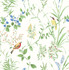 Imperial Garden Multicolor Botanical Wallpaper by Chesapeake Designer Homestead Covers about 56.4 square feet 20.5-in by 33-ft long roll Unpasted 20.9 - Swanky Fabrics -