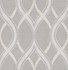 Frequency Grey Ogee Wallpaper by A-Street Prints Designer Symetrie Covers about 56.4 square feet 20.5-in by 33-ft long roll Unpasted 20.9 - Swanky Fabrics -