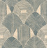 Westport Teal Geometric Wallpaper by A-Street Prints Designer Scott Living Covers about 56.4 square feet 20.5-in by 33-ft long roll Unpasted 20.8 - Swanky Fabrics -
