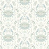 Annapolis Teal Crustation Wallpaper by Chesapeake Designer Sanibel Covers about 56.4 square feet 20.5-in by 33-ft long roll Prepasted 20.5 - Swanky Fabrics -