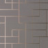 Mason Dark Grey Geometric Wallpaper by Brewster Designer Polished Covers about 56.4 square feet 20.5-in by 33-ft long roll Unpasted 20.9 - Swanky Fabrics -