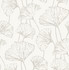 Reverie Silver Ginkgo Wallpaper by A-Street Prints Designer Mistral Covers about 56.4 square feet 20.5-in by 33-ft long roll Unpasted 20.9 - Swanky Fabrics -