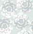 Fanciful Silver Floral Wallpaper by A-Street Prints Designer Moonlight Covers about 56.4 square feet 20.5-in by 33-ft long roll Unpasted 20.9 - Swanky Fabrics -
