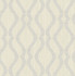 Yves Multicolor Ogee Wallpaper by Advantage Designer Metallic Covers about 56.4 square feet 20.5-in by 33-ft long roll Unpasted 10.4 - Swanky Fabrics -