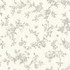 French Nightingale Taupe Floral Scroll Wallpaper by Chesapeake Designer Kindred Covers about 56.4 square feet 20.5-in by 33-ft long roll Prepasted 20.5 - Swanky Fabrics -