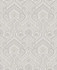 Fernback Grey Ornate Botanical Wallpaper by A-Street Prints Designer Georgia Covers about 56.4 square feet 20.5-in by 33-ft long roll Unpasted 12.6 - Swanky Fabrics -