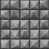 Dax Black 3D Geometric Wallpaper by Advantage Designer Geo & Textures Covers about 57.5 square feet 20.9-in by 33-ft long roll Unpasted 8.3 - Swanky Fabrics -
