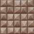 Dax Copper 3D Geometric Wallpaper by Advantage Designer Geo & Textures Covers about 57.5 square feet 20.9-in by 33-ft long roll Unpasted 8.3 - Swanky Fabrics -