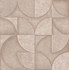 Addison Blush Retro Geo Wallpaper by Advantage Designer Fusion Covers about 56.4 square feet 20.5-in by 33-ft long roll Unpasted 20.9 - Swanky Fabrics -