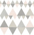 Trilogy Light Pink Geometric Wallpaper by A-Street Prints Designer Folklore Covers about 56.4 square feet 20.5-in by 33-ft long roll Unpasted 20.9 - Swanky Fabrics -