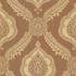 Zoraya Copper Damask Wallpaper by Kenneth James Designer Alhambra Covers about 56.4 square feet 20.5-in by 33-ft long roll Unpasted 21.9 - Swanky Fabrics -