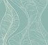 Teal Hoopla Wallpaper by Candice Olson Designer Candice Olson Breathless Covers about 60.8 square feet 27-in by 27-ft long roll Unpasted 25.25 - Swanky Fabrics -