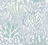 Coral Leaves Blue & Aqua Wallpaper by York Wallcoverings Designer Toile Resource Library Covers about 60.8 square feet 27-in by 27-ft long roll Unpasted 25.25 - Swanky Fabrics - Coral Leaves Blue & Aqua Wallpaper by York Wallcoverings Designer Toile Resource Library Covers about 60.8 square feet 27-in by 27-ft long roll Unpasted 25.25 - Swanky Fabrics -