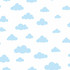 Disney Winnie the Pooh Cloud Blue Wallpaper by York Wallcoverings Designer Disney Kids Vol. 4 Covers about 56.4 square feet 20.5-in by 33-ft long roll Unpasted 20.5 - Swanky Fabrics -