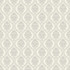Petite Ogee Taupe Wallpaper by York Wallcoverings Designer Damask Resource Library Covers about 56.4 square feet 20.5-in by 33-ft long roll Prepasted 20.5 - Swanky Fabrics -