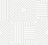 Diverging Diamonds White Wallpaper by Candice Olson Designer Candice Olson Modern Artisan II Covers about 60.8 square feet 27-in by 27-ft long roll Unpasted 25.25 - Swanky Fabrics -
