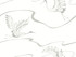 Soaring Cranes White & Silver Wallpaper by Inspired by Color Designer Black & White Resource Library Covers about 60.8 square feet 27-in by 27-ft long roll Prepasted 20.5 - Swanky Fabrics -