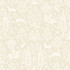 Sherwood Cream Woodland Wallpaper by Crown Designer CWV Covers about 56.4 square feet 20.5-in by 33-ft long roll Unpasted 20.9 - Swanky Fabrics -