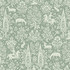 Sherwood Sage Woodland Wallpaper by Crown Designer CWV Covers about 56.4 square feet 20.5-in by 33-ft long roll Unpasted 20.9 - Swanky Fabrics -