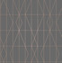 LeVeque Charcoal Deco Diamond Geo Wallpaper by Brewster Designer Brewster Essentials Covers about 56.4 square feet 20.5-in by 33-ft long roll Unpasted 20.9 - Swanky Fabrics -