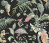 Fiji Garden Black Peel & Stick Wallpaper by York Wallcoverings Designer Vintage Florals Covers about 45 square feet 27-in by 20-ft long roll Peel & Stick 24 - Swanky Fabrics -