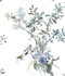 Wild Flowers Jade Peel & Stick Wallpaper by York Wallcoverings Designer Vintage Florals Covers about 34.2 square feet 20.5-in by 20-ft long roll Peel & Stick 24 - Swanky Fabrics -