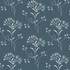 Magnolia Home Wildflower White & Blue Peel & Stick Wallpaper by Magnolia Home Designer York Premium Peel + Stick Covers about 34.2 square feet 20.5-in by 20-ft long roll Peel & Stick 10.25 - Swanky Fabrics -
