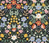 Bramble Garden Black Peel & Stick Wallpaper by Rifle Paper Co. Designer P&S Rifle Paper 2 Covers about 45 square feet 27-in by 20-ft long roll Peel & Stick 24 - Swanky Fabrics -
