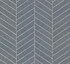 Atelier Herringbone Steel Blue Wallpaper by Ronald Redding Designer Grasscloth & Natural Resource Covers about 72 square feet 36-in by 24-ft long roll Unpasted 0 - Swanky Fabrics -
