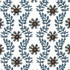 Kylie Navy by Carole Designer Fabric Making Waves Base: 100% Cotton Embr: 50% Acrylic, 50% Viscose N/A 7 1/2" V, 10 1/2" H 54" - Swanky Fabrics -