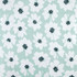 Daisy Field Iced Blue by Carole Designer Fabric Serene Green 100% Linen 15,000 Wyzenbeek Double Rubs 17" V, 27 1/2" H 58" - Swanky Fabrics -