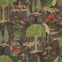 S7312 Walnut by Greenhouse Designer Fabric - 100% Cotton India 10000 27" H, 27" V 54" - Swanky Fabrics -