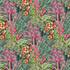 Bloomsbury Garden Night Blooming by RM CoCo Designer Fabric Painter's Palette Cadmium Orange to Purple Lake 100% Cotton See Sample 30000 Horizontal: 27 and Vertical: 27 54 - Swanky Fabrics -