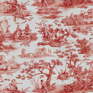 Country House Toi Red 666111 by Waverly Designer Fabric