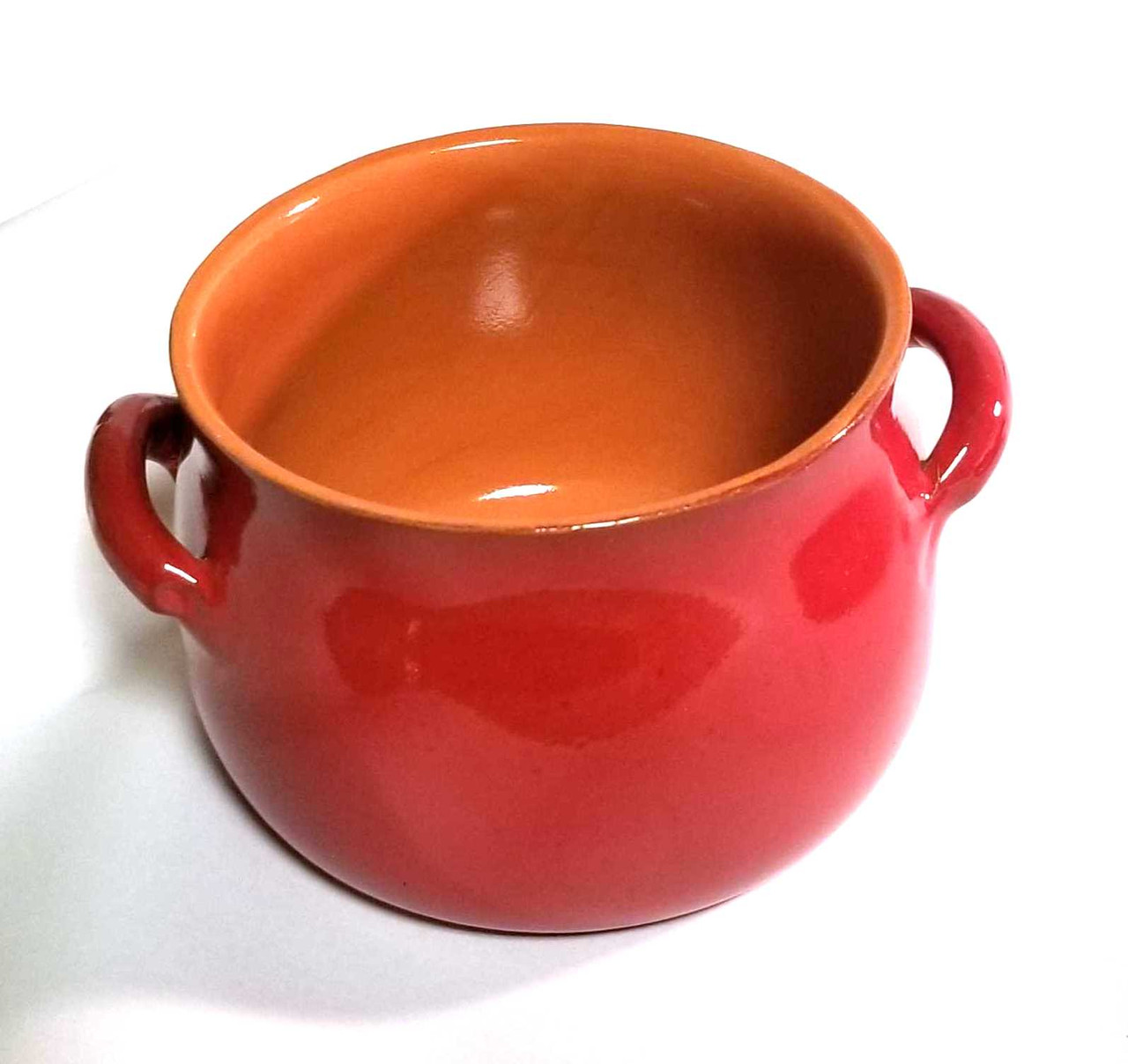 Terra Allegra Piral 4.5 Quart Covered CasseroleDutch Oven Earthy Orange