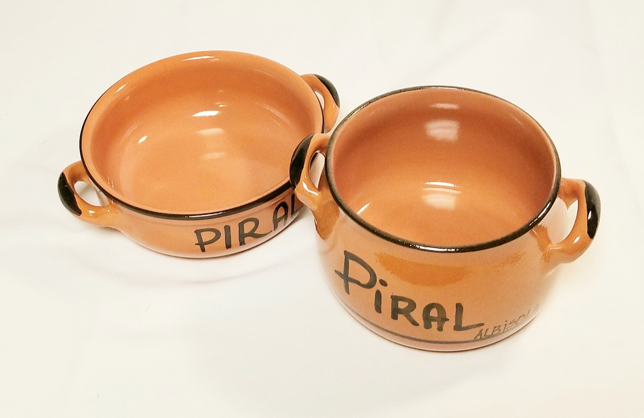 Terra Allegra  Piral Italian Terracotta 4.5-Quart Dutch Oven Bowl Set