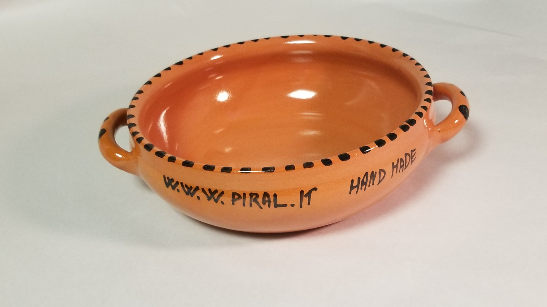 Terra Allegra Piral 4.5 Quart Covered CasseroleDutch Oven Earthy Orange