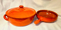 Piral Italian Terracotta 4.5-Quart Dutch Oven 2 pan set Earthy Orange