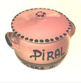 Piral Hand  Painted Stew-Beanpot 3 qt with lid